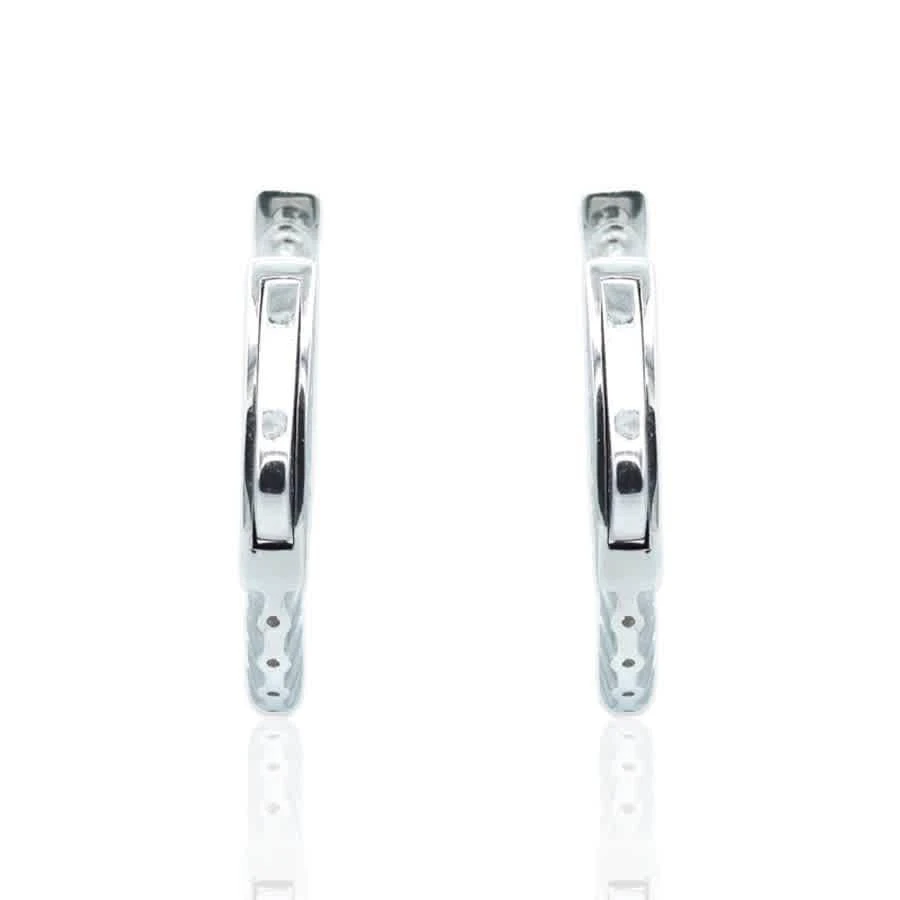 商品Tresorra|Tresorra 18K White Gold Diamond Hoop Earrings,价格¥7277,第2张图片详细描述