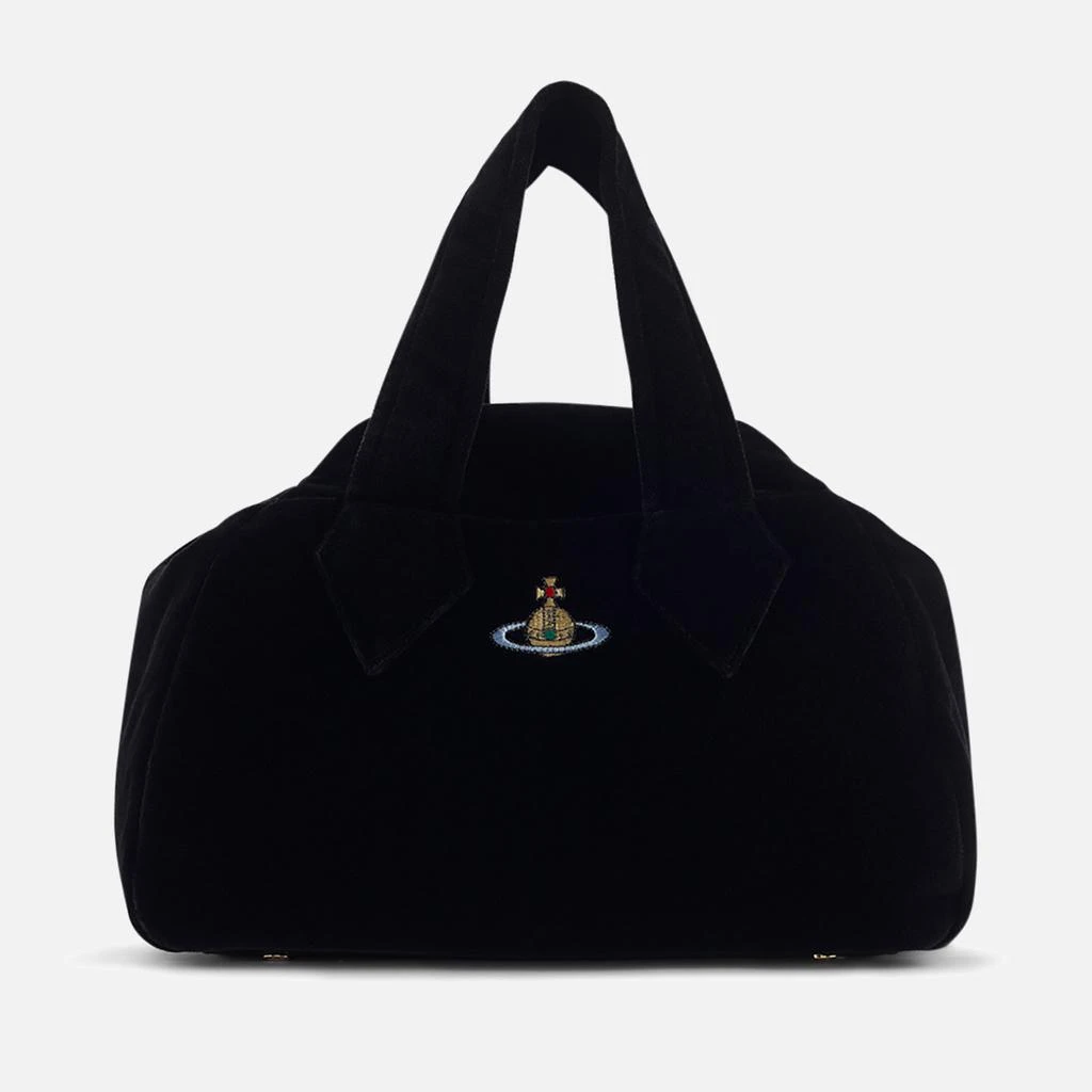 商品Vivienne Westwood|Vivienne Westwood Medium Yasmine Velvet Bag,价格¥3223,第1张图片