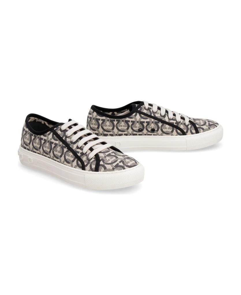 商品Salvatore Ferragamo|Canvas Sneakers,价格¥3970,第3张图片详细描述