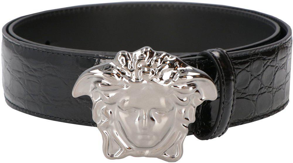 商品Versace|Versace Medusa Buckle Belt,价格¥2462,第1张图片