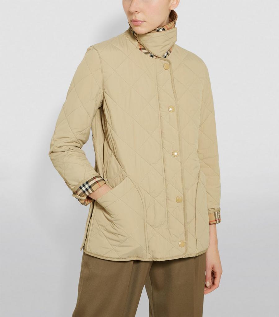 商品Burberry|diamond quilted barn jacket,价格¥7575,第6张图片详细描述