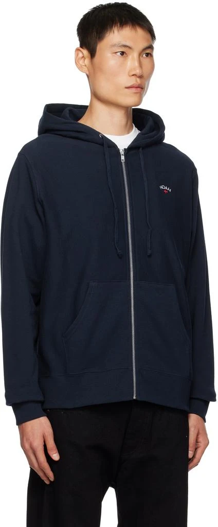 商品Noah|Navy Zip Hoodie,价格¥1012,第2张图片详细描述