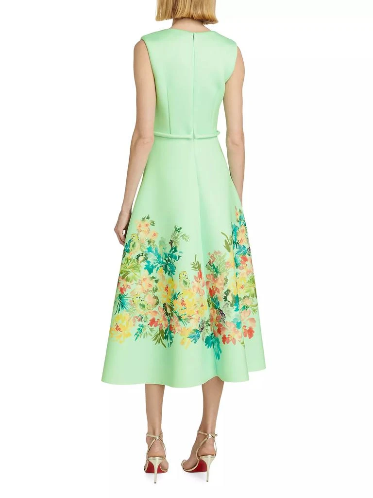 商品Badgley Mischka|Floral Neoprene Cocktail Dress,价格¥1979,第5张图片详细描述