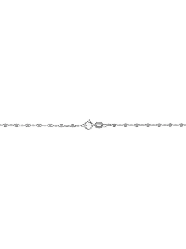 商品Oradina|14K White Solid Gold Cabaret Chain Necklace,价格¥1512,第2张图片详细描述