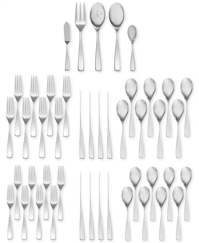 商品Nambé|45-Pc. Anna Flatware Set, Service for 8,价格¥1634,第1张图片
