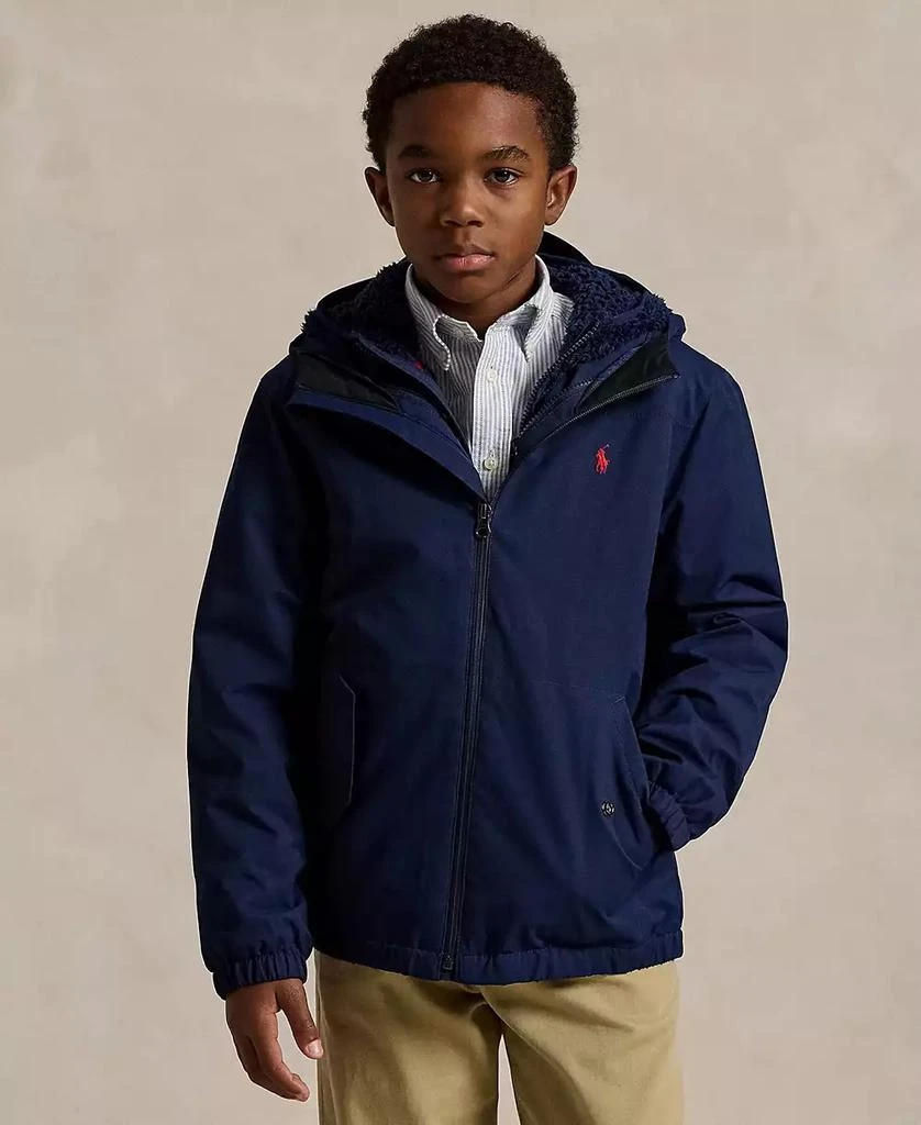 商品Ralph Lauren|Big Unisex P- Layer 1 Water-Repellent Hooded Jacket,价格¥427,第1张图片