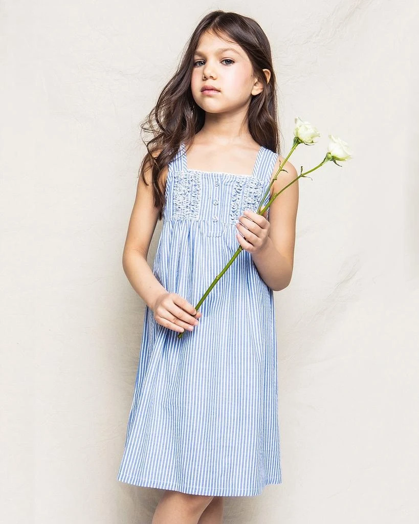 Girls' Seersucker Charlotte Nightgown - Baby, Little Kid, Big Kid 商品