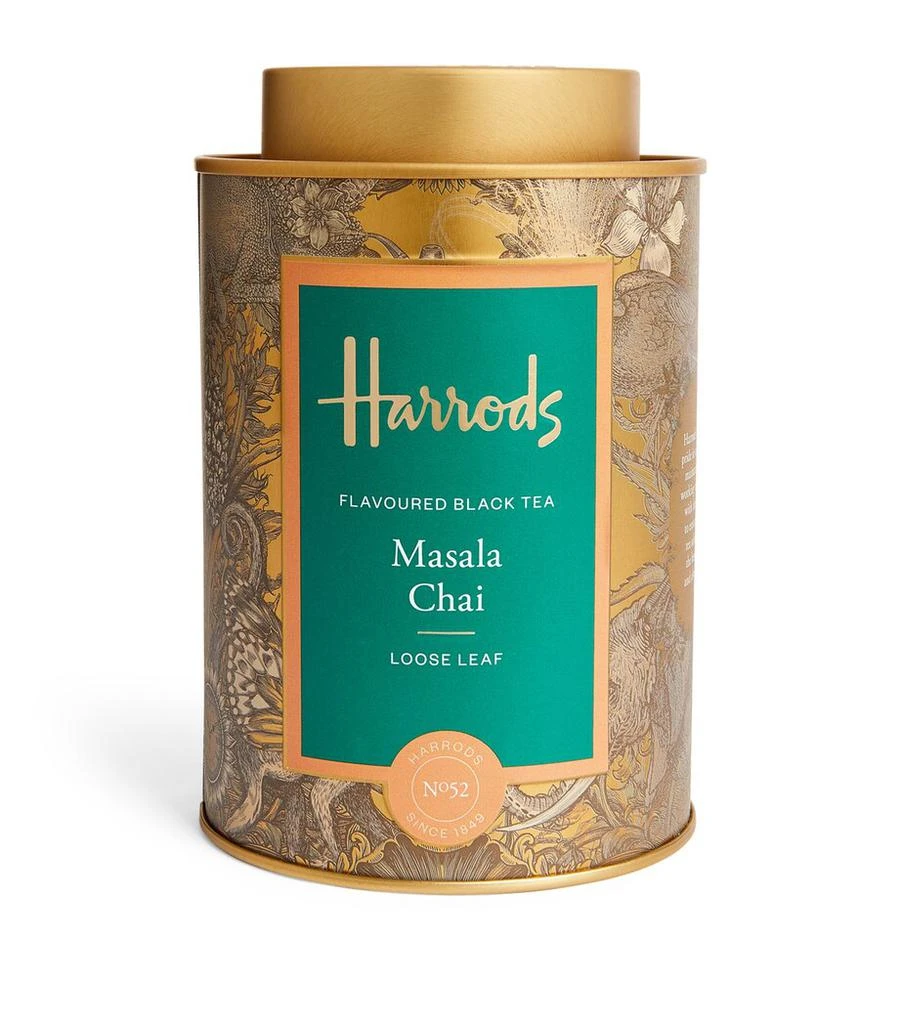 商品Harrods|No. 52 Masala Chai Flavoured Black Loose Leaf Tea (125g),价格¥127,第1张图片