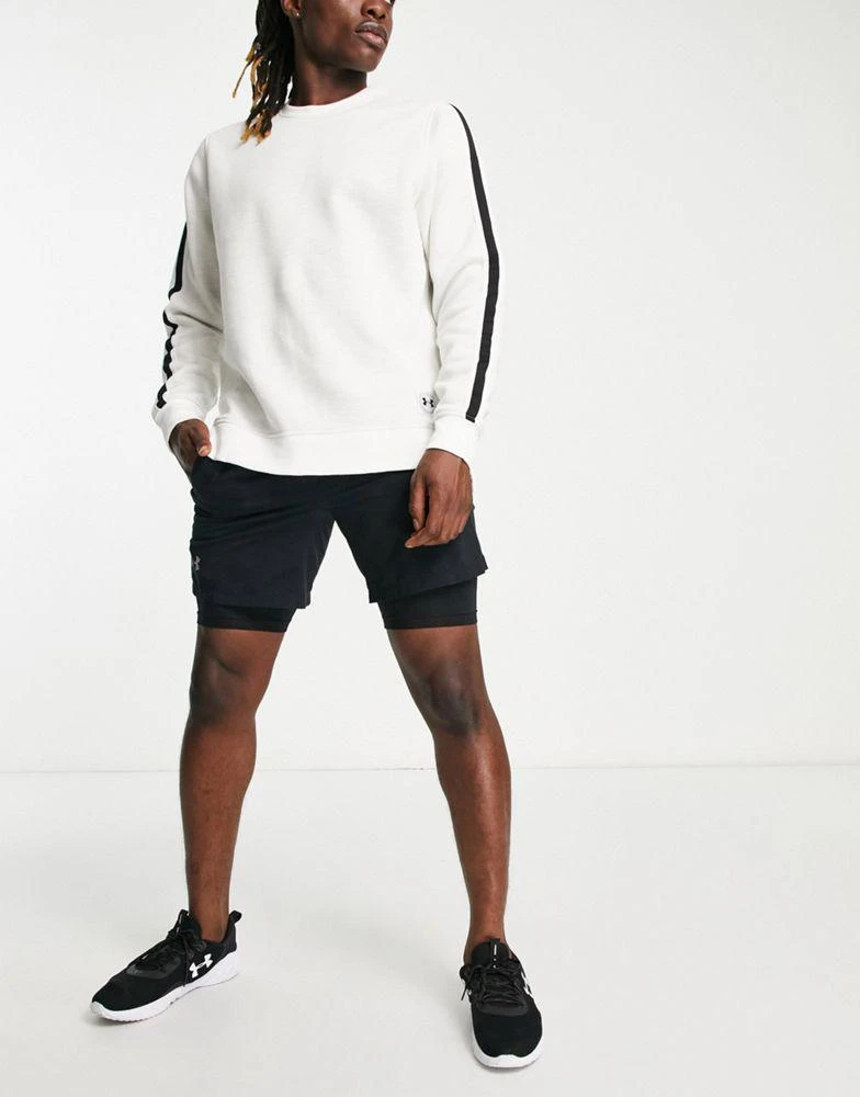 商品Under Armour|Under Armour Training sweatshirt with back print in stone,价格¥385,第3张图片详细描述
