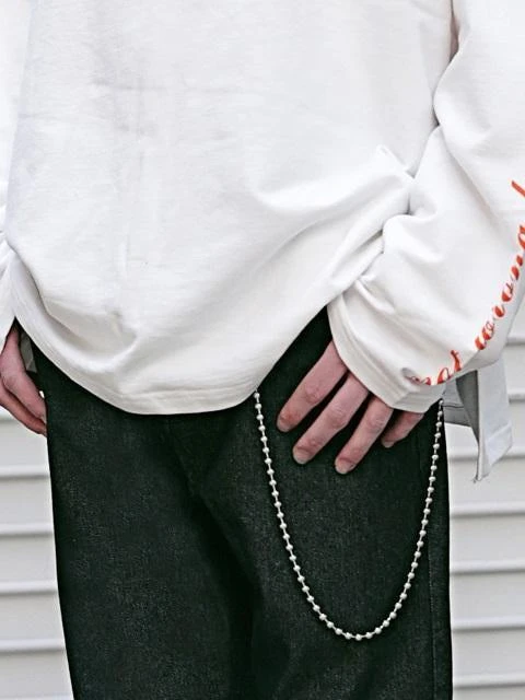 商品MASSNOUN|Chain Drip Key Ring Mseaa002-Sv,价格¥476,第1张图片