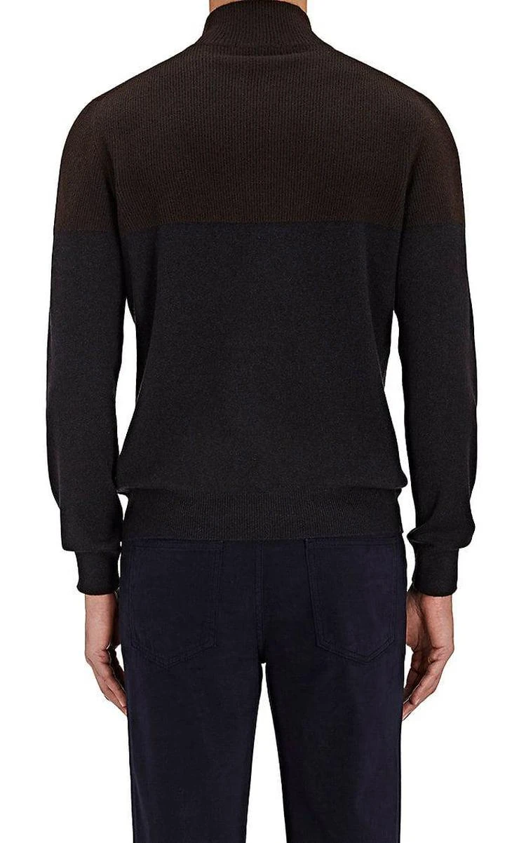 商品Fioroni|Mélange Cashmere Half-Zip Sweater,价格¥1459,第2张图片详细描述