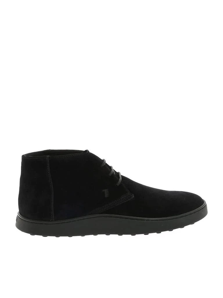 商品Tod's|Men's Black Suede Desert Boots With Box Rubber Sole,价格¥2404,第1张图片