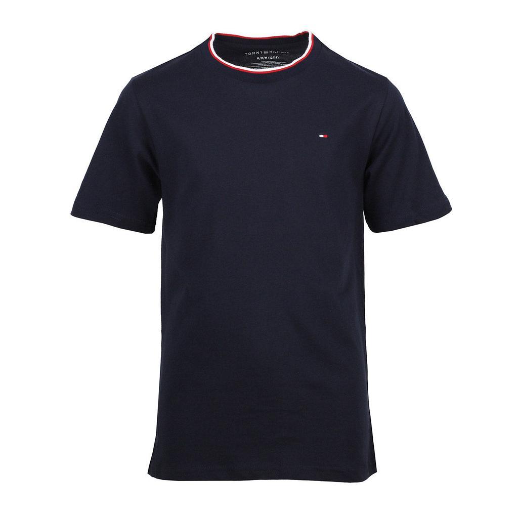 商品Tommy Hilfiger|Tommy Hilfiger Boy's YD Ringer Short Sleeve T-Shirt,价格¥148,第1张图片