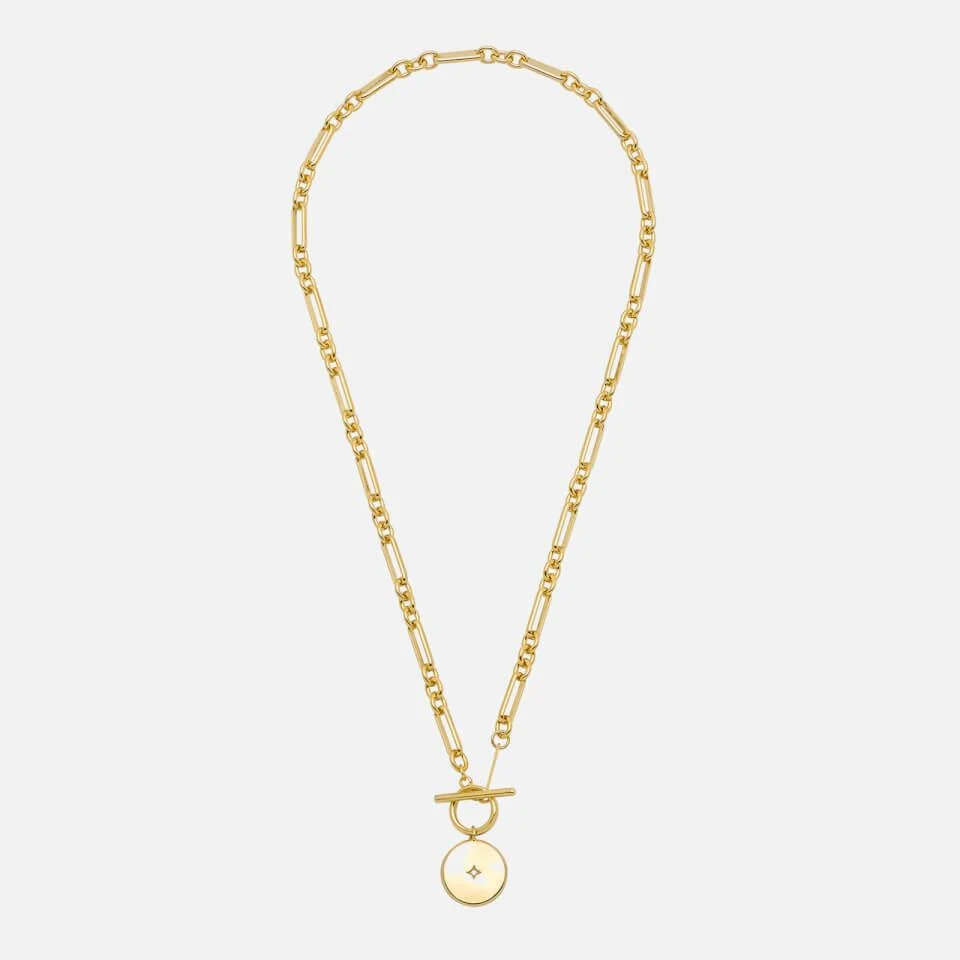 商品ESTELLA BARTLETT|Estella Bartlett T-Bar Chain Star Coin Gold-Plated Necklace,价格¥252,第1张图片