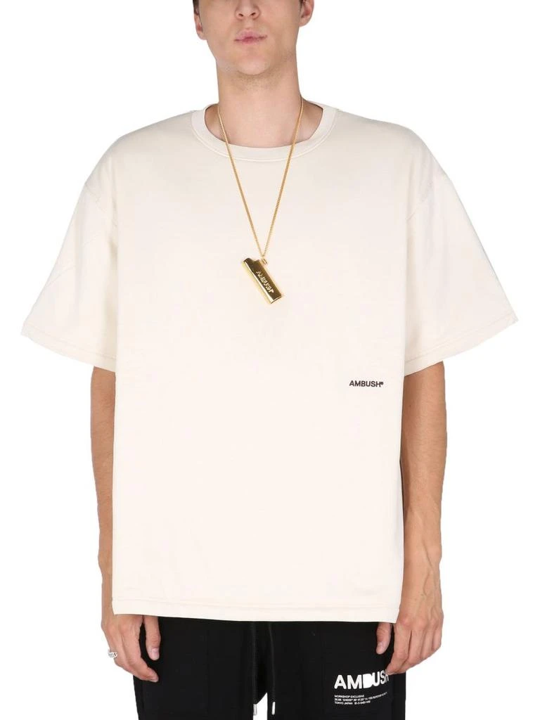 商品Ambush|Ambush Mens White Other Materials T-Shirt,价格¥3176,第1张图片