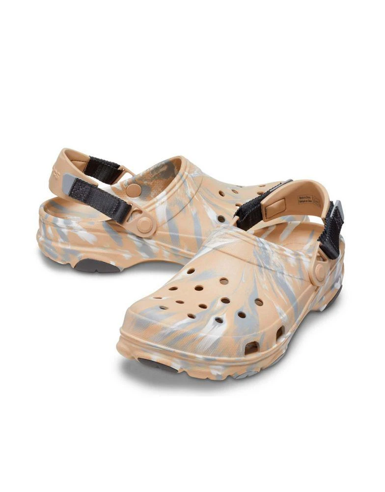商品Crocs|Crocs classic all terrain clogs in cream marble,价格¥433,第1张图片