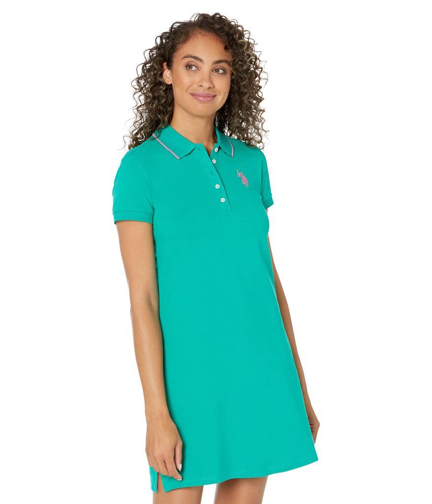 商品U.S. POLO ASSN.|USPA Tipped Polo Dress,价格¥140-¥155,第1张图片