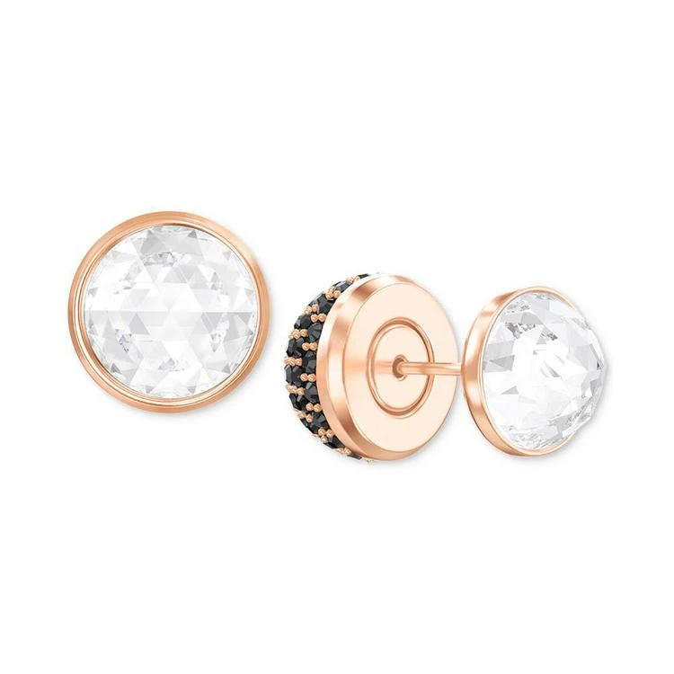 商品Swarovski|Rose Gold-Tone Pavé Crystal Front & Back Earrings,价格¥667,第1张图片