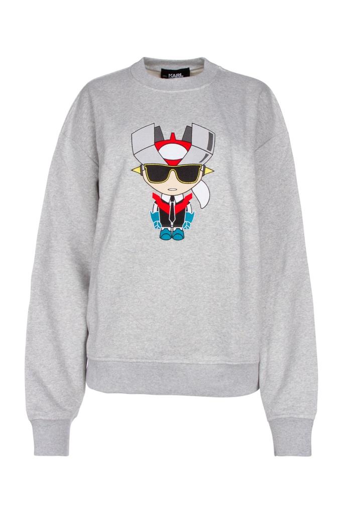Karl Lagerfeld Graphic-Printed Crewneck Sweatshirt商品第1张图片规格展示
