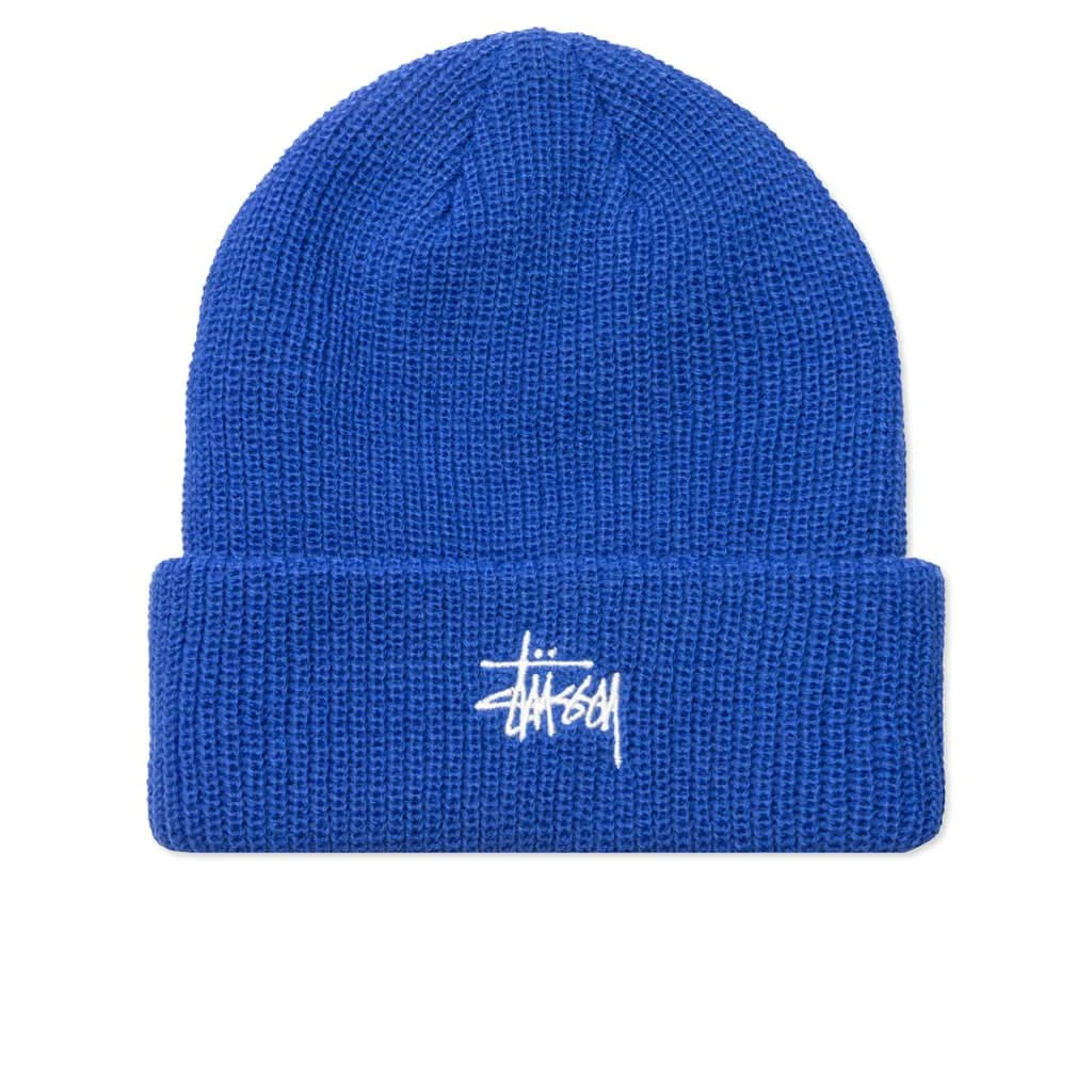 商品STUSSY|Stussy Basic Cuff Beanie - Blue,价格¥305,第1张图片