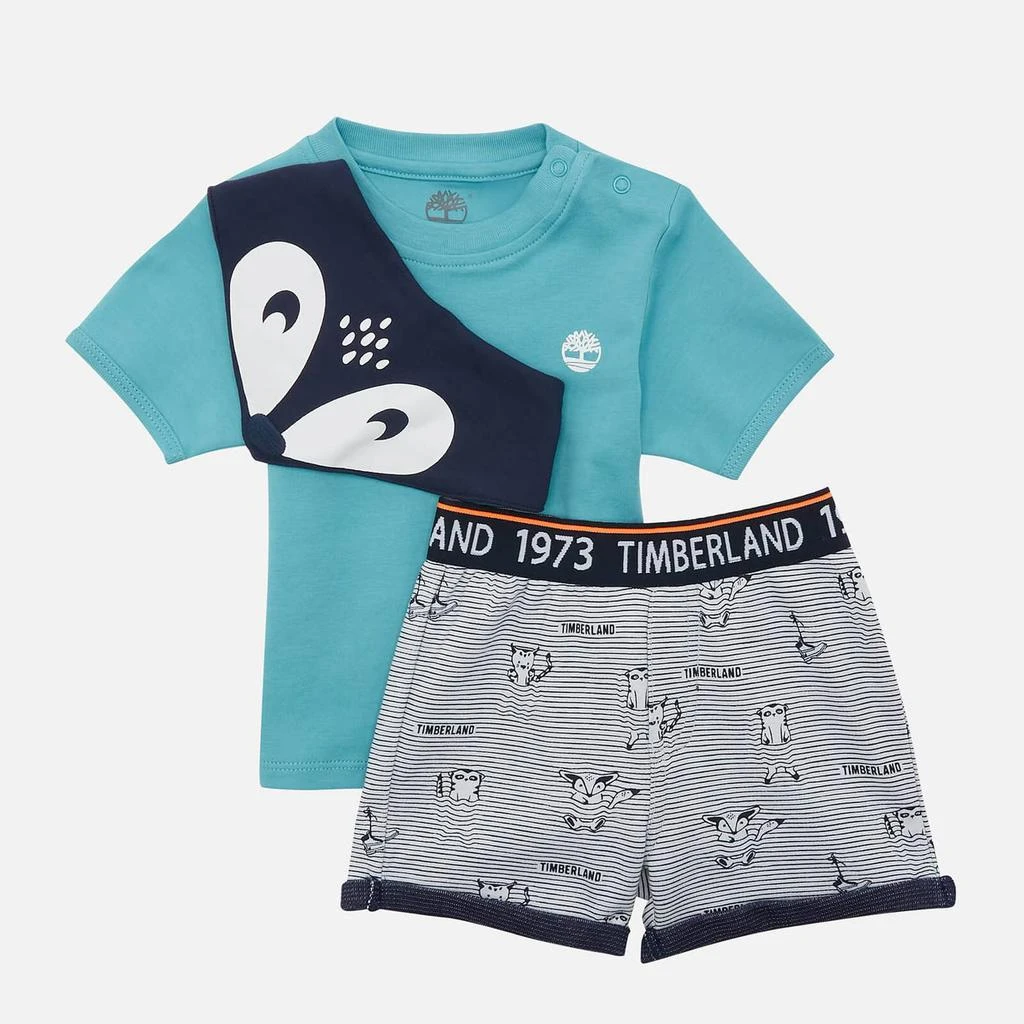 商品Timberland|Timblerland Babys' Boy T-Shirt And Bermuda Shorts - Pale Blue,价格¥105,第3张图片详细描述