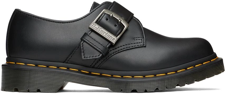 商品Dr. Martens|Black 1461 Buckle Pull Up Oxfords,价格¥892,第1张图片