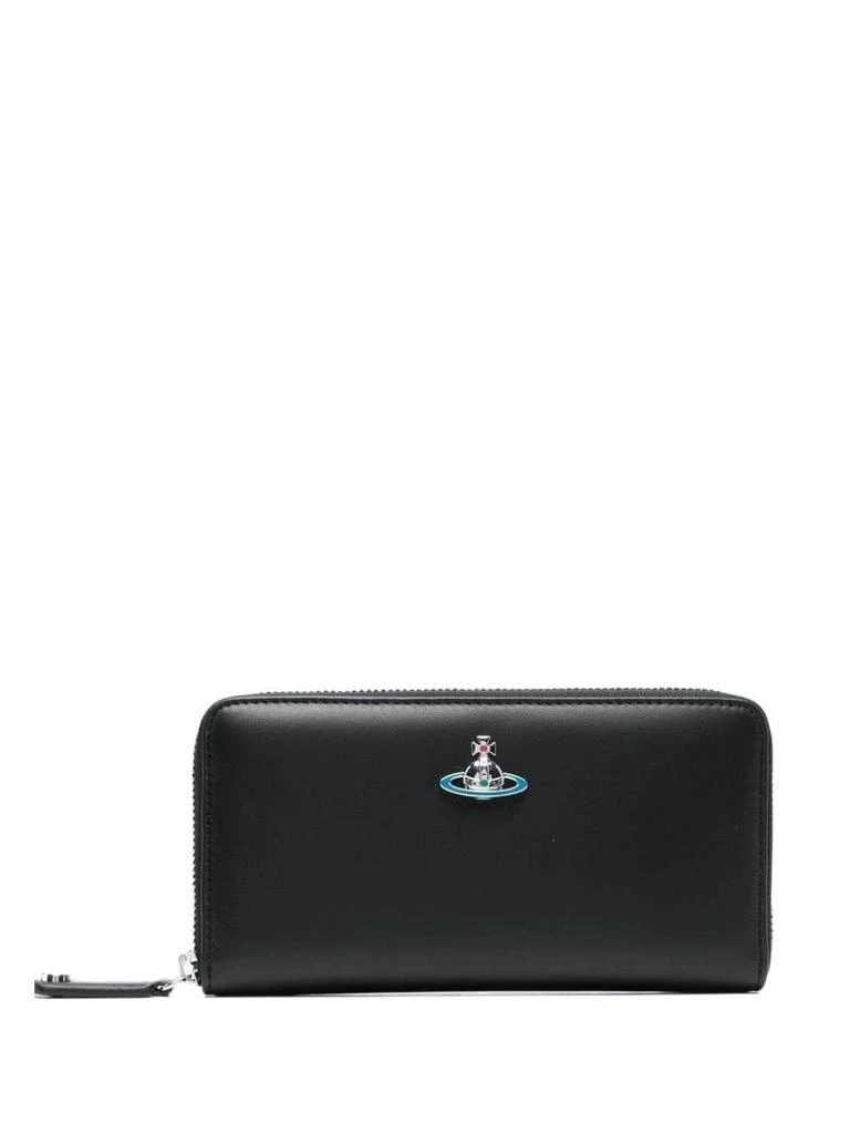 商品Vivienne Westwood|Vivienne Westwood Womens Black Other Materials Wallet,价格¥1893,第1张图片