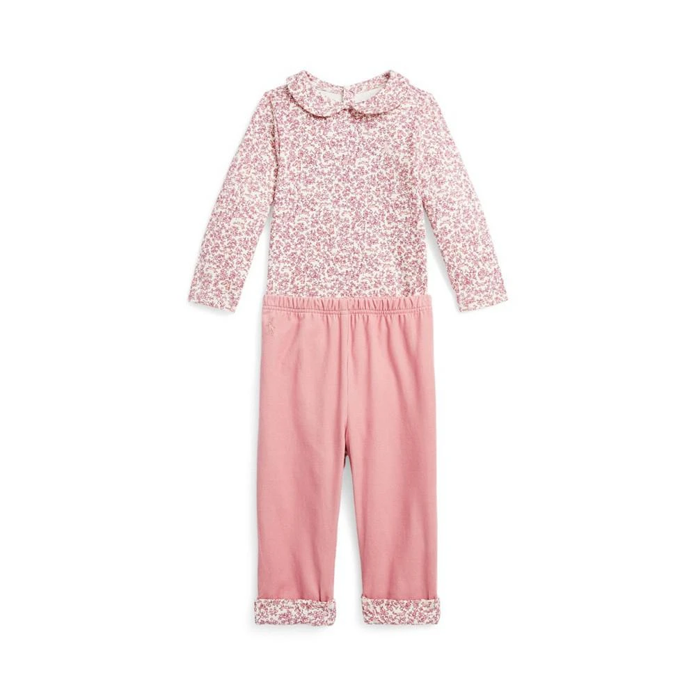 商品Ralph Lauren|Baby Girls Fox Cotton Bodysuit and Corduroy Pants Set,价格¥564,第1张图片