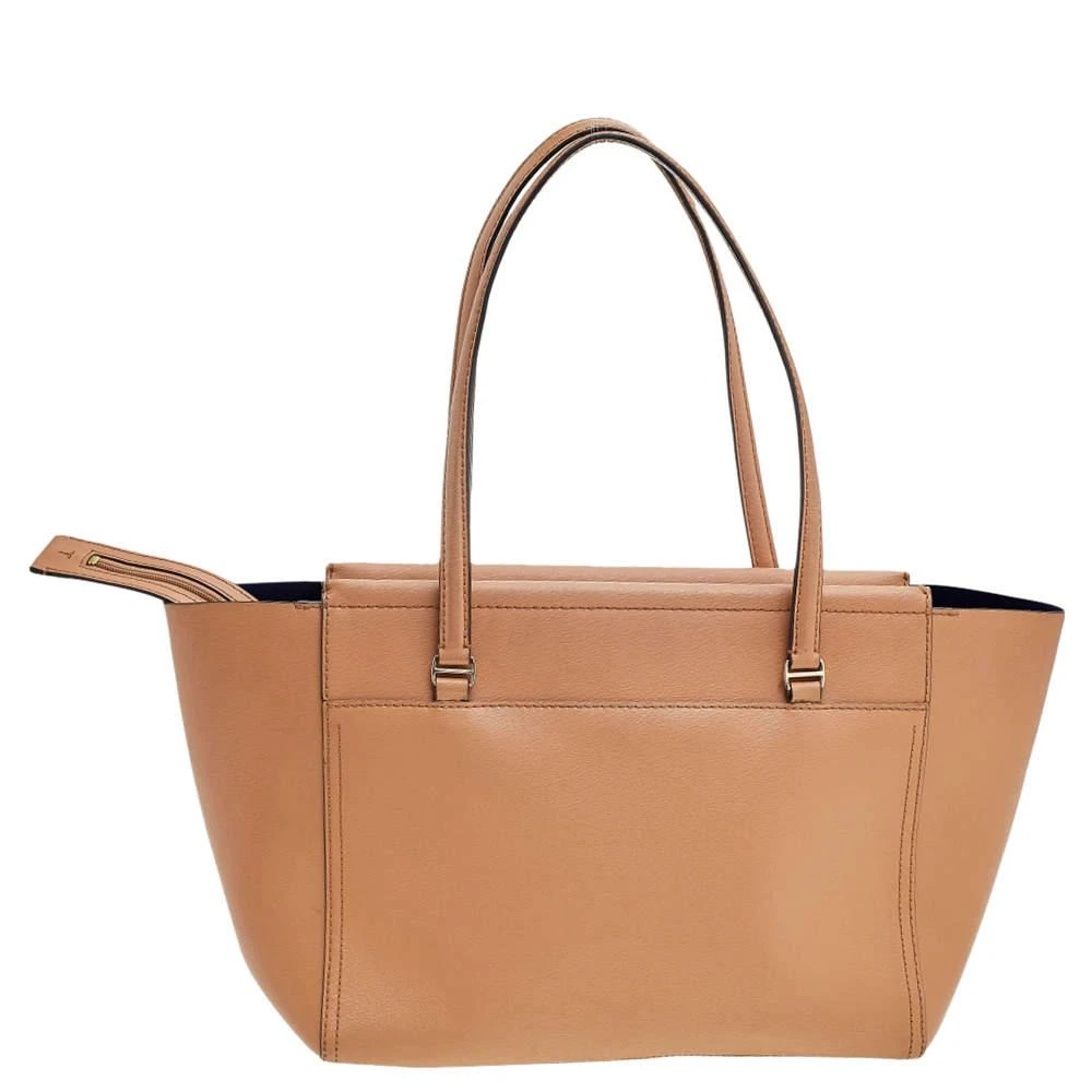 商品[二手商品] Tory Burch|Tory Burch Beige Leather Parker Tote,价格¥1135,第4张图片详细描述