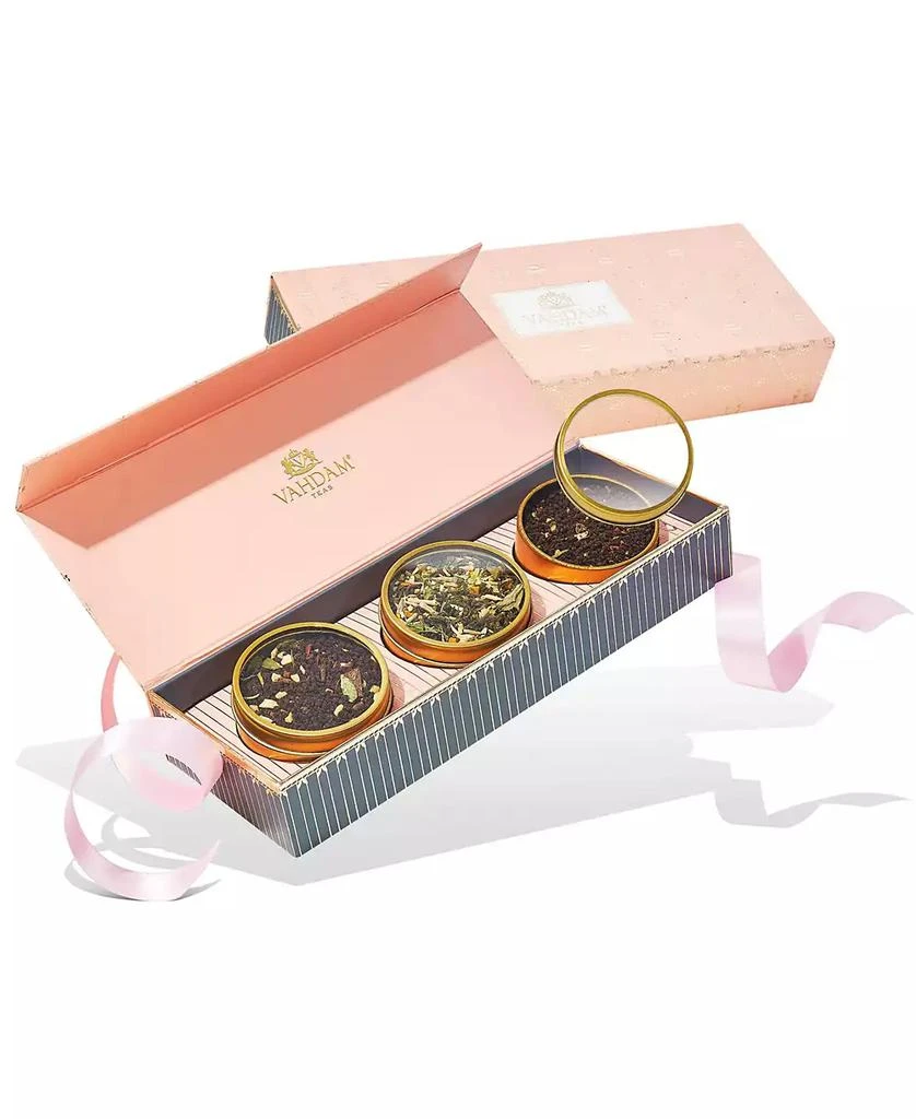 商品Vahdam Teas|Blush Assorted Loose Leaf Tea Gift Set, 3 Piece,价格¥187,第2张图片详细描述