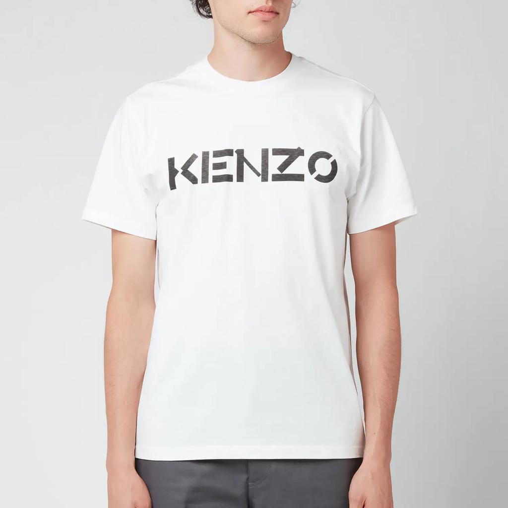 商品Kenzo|KENZO Men's Logo Classic T-Shirt - White,价格¥785,第1张图片