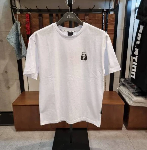 【享贝家】（国内现货-QD）Evisu 福神 小熊猫图案休闲宽松短袖T恤 男女同款 EU2UTS703 商品