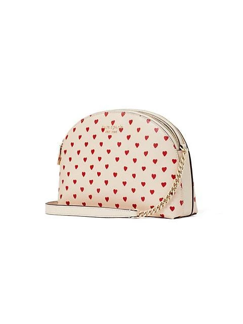 商品Kate Spade|Spencer Heart-Print Shoulder Bag,价格¥629,第3张图片详细描述