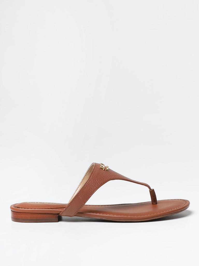 Lauren Ralph Lauren thong sandal in leather商品第1张图片规格展示