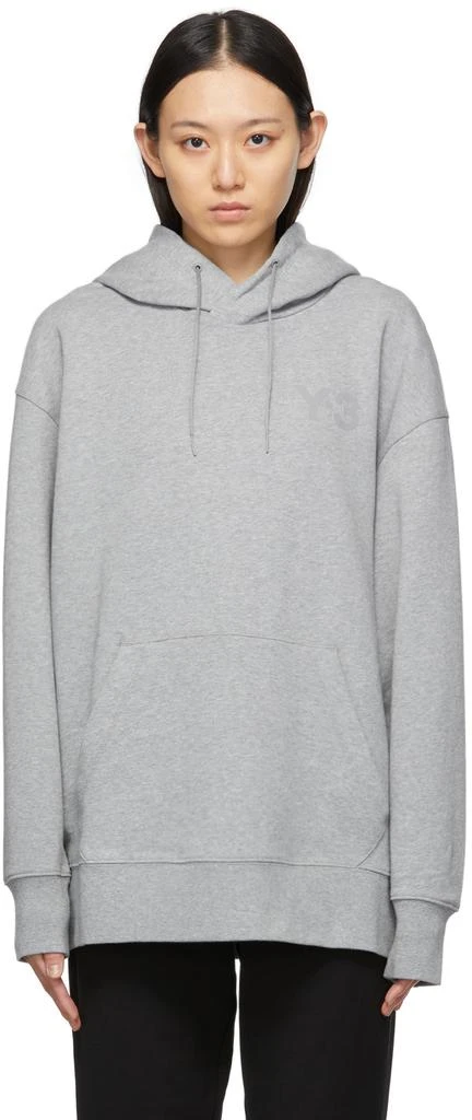 商品Y-3|Grey Classic Logo Hoodie,价格¥601,第1张图片
