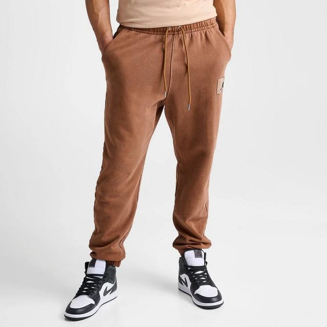 商品Jordan|Men's Jordan Essentials Statement Washed Fleece Sweatpants,价格¥476,第3张图片详细描述