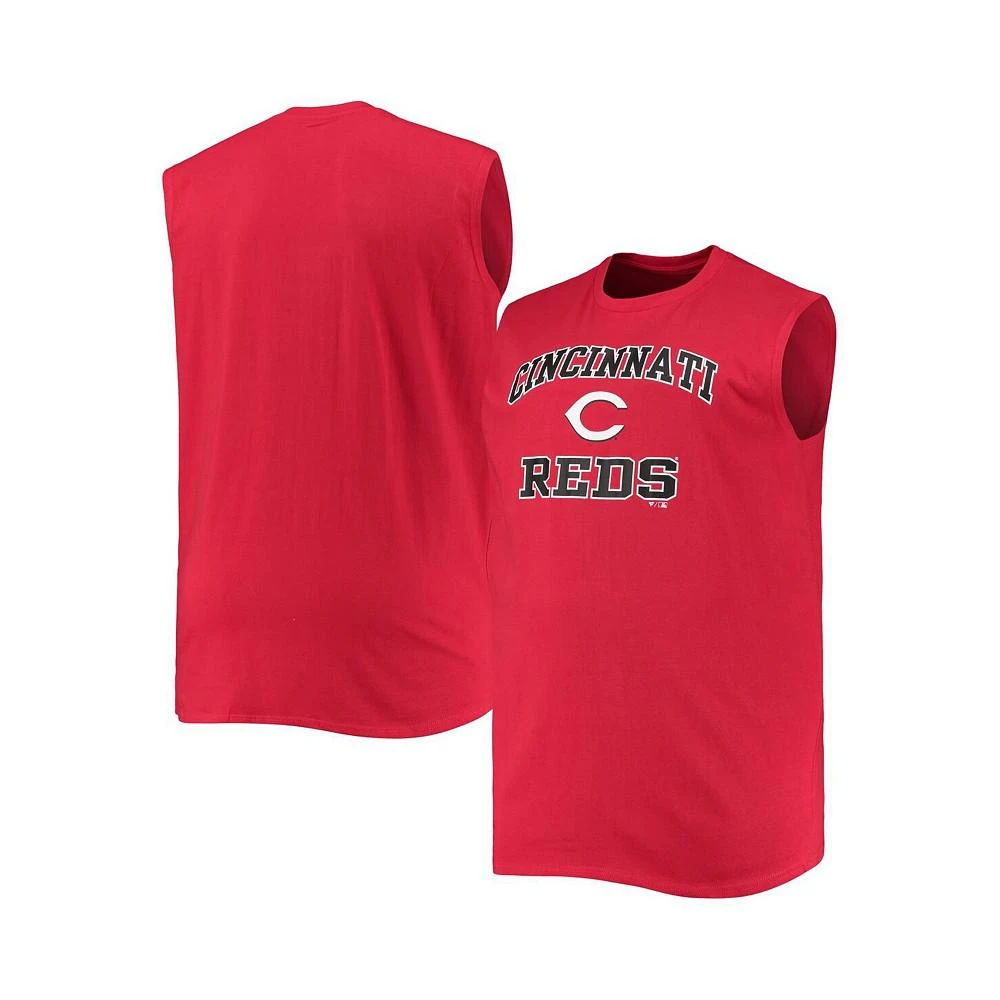 商品Profile|Men's Red Cincinnati Reds Big and Tall Jersey Muscle Tank Top,价格¥261,第1张图片