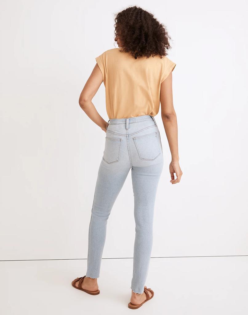 商品Madewell|10" High-Rise Roadtripper Authentic Skinny Jeans in Catalano Wash,价格¥652,第5张图片详细描述