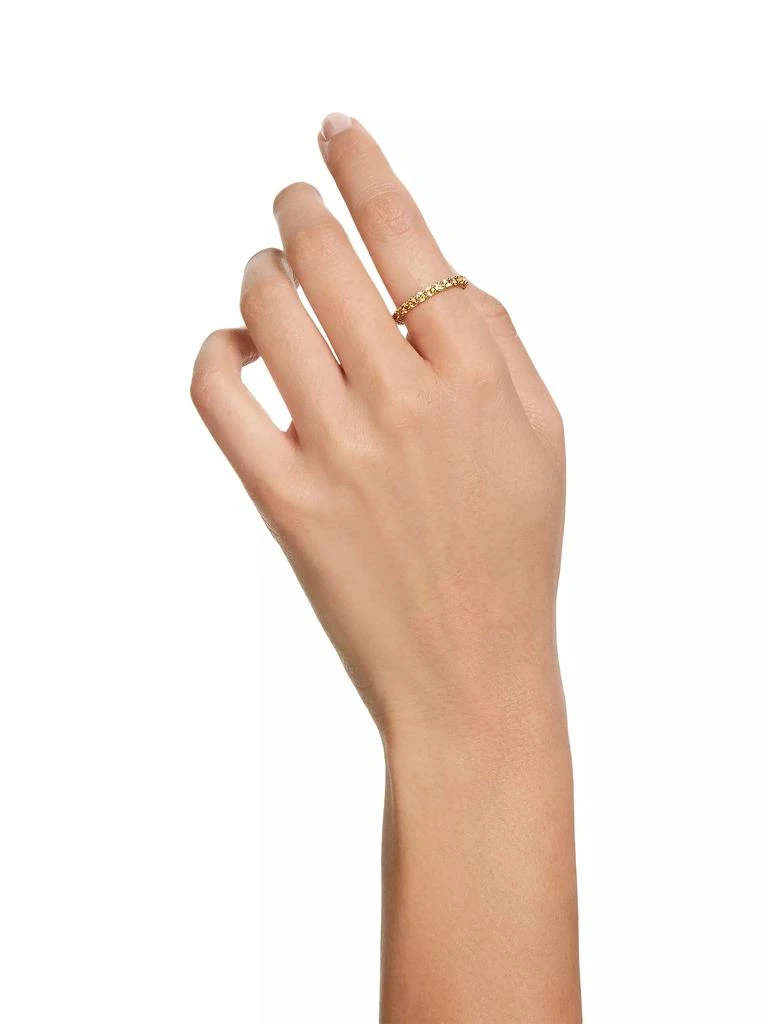 商品Swarovski|Matrix Goldtone & Crystal Eternity Band,价格¥888,第5张图片详细描述