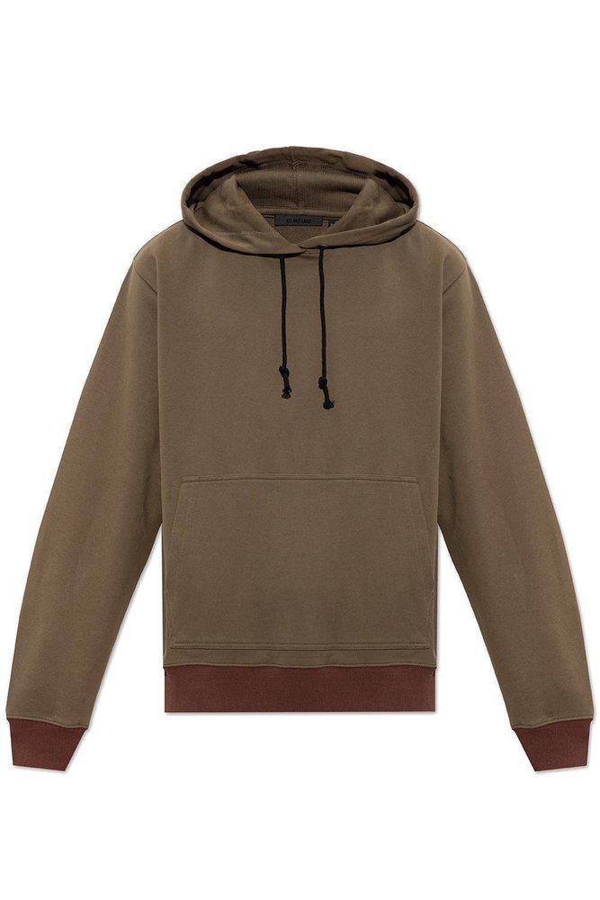 商品Helmut Lang|Helmut Lang Logo Patch Drawstring Hoodie,价格¥1731,第1张图片