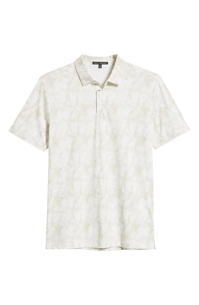 商品Robert Barakett|Marzipan Leaf Print Cotton Polo,价格¥229,第5张图片详细描述