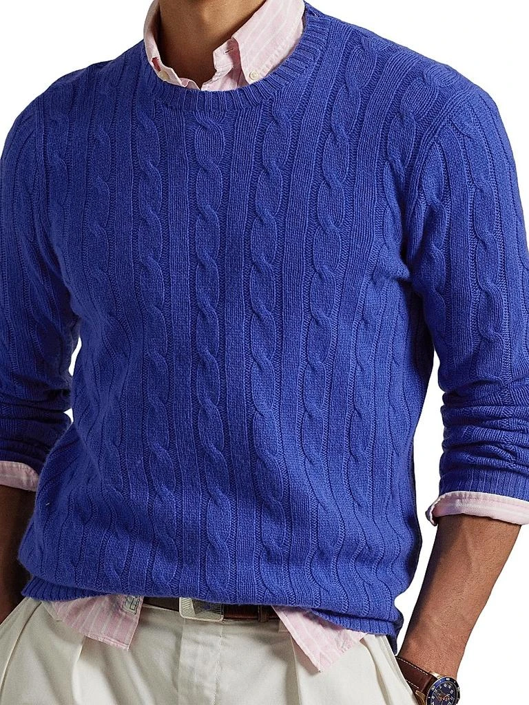 商品Ralph Lauren|Cashmere Cable-Knit Sweater,价格¥3729,第5张图片详细描述
