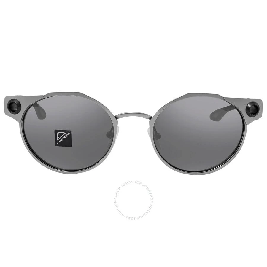 商品Oakley|Deadbolt Prizm Black Irregular Titanium Unisex Sunglasses OO6046 604601 50,价格¥1564,第1张图片