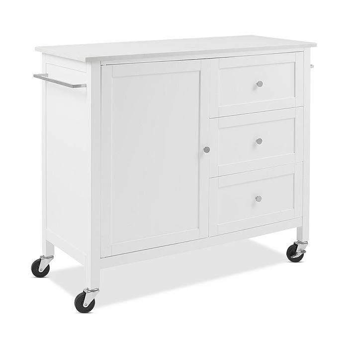 商品Sparrow & Wren|Soren Stone Top Kitchen Island Cart,价格¥5307,第1张图片
