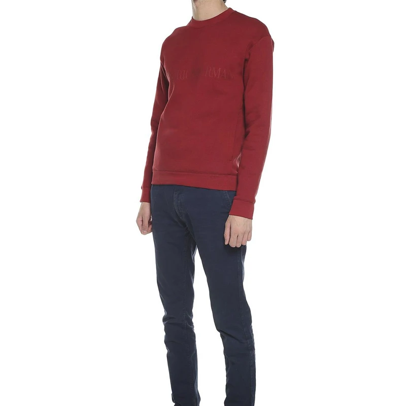 Emporio Armani 安普里奥 阿玛尼 男士红色纯棉套头上衣 6Y1MB1-1JBHZ-0380 商品
