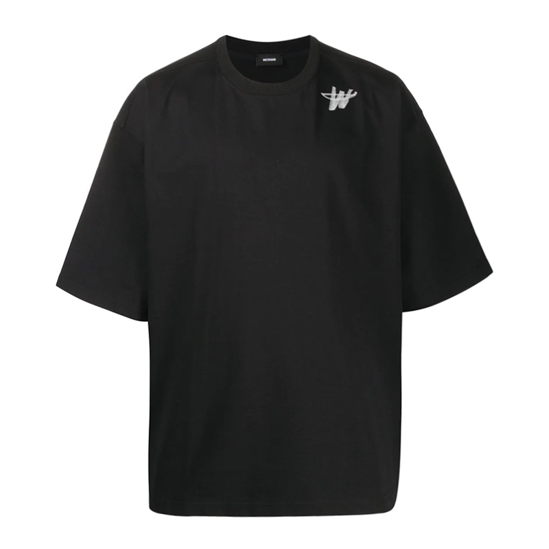 WE11DONE 黑色女士T恤 WD-TP6-20-073-U-BK商品第1张图片规格展示