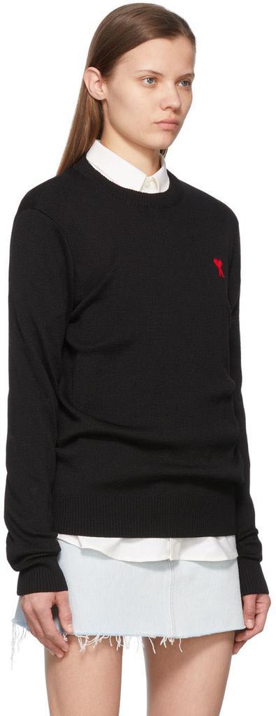 商品AMI|Black Ami de Cœur Sweater,价格¥2732,第4张图片详细描述