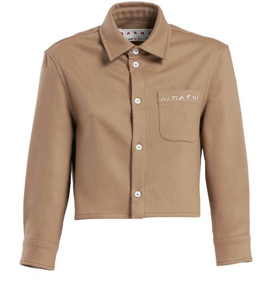 商品Marni|标识衬衫外套,价格¥3521,第1张图片