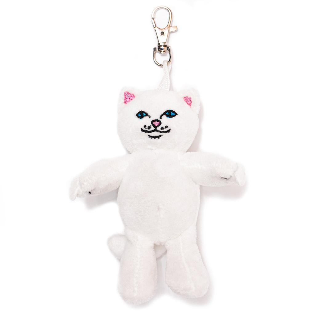 商品RIPNDIP|Lord Nermal Plush Keychain (White),价格¥113,第7张图片详细描述