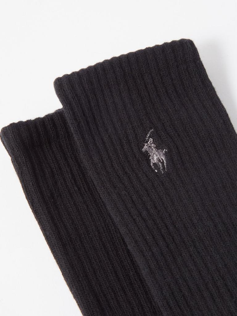 商品Ralph Lauren|Pack of six logo-embroidered cotton-blend socks,价格¥402,第4张图片详细描述